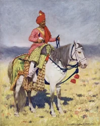 A Famous Dancing Horse, Bombay Chiefs Camp